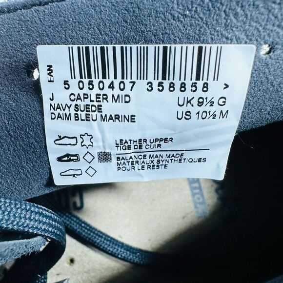 Clarks Collection Men’s Shoes Chukka Boots Suede Blue Size 10,5 Navy - Picture 9 of 9